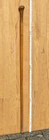Antiker Gehstock «LUZERN» mit Holzknauf, Länge 75 cm