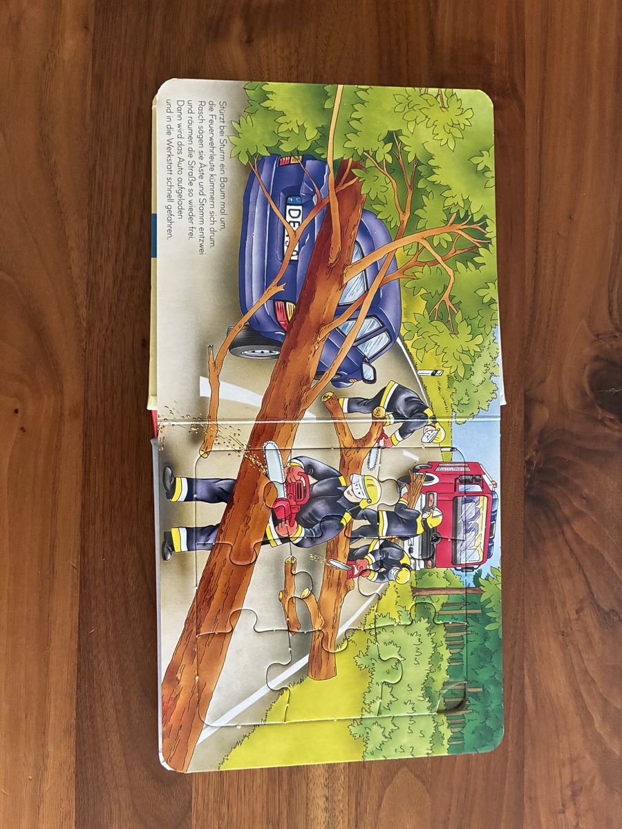 Puzzles: Feuerwehr Puzzlebuch neuwertig  – D'occasion à Stallikon par shop100 2