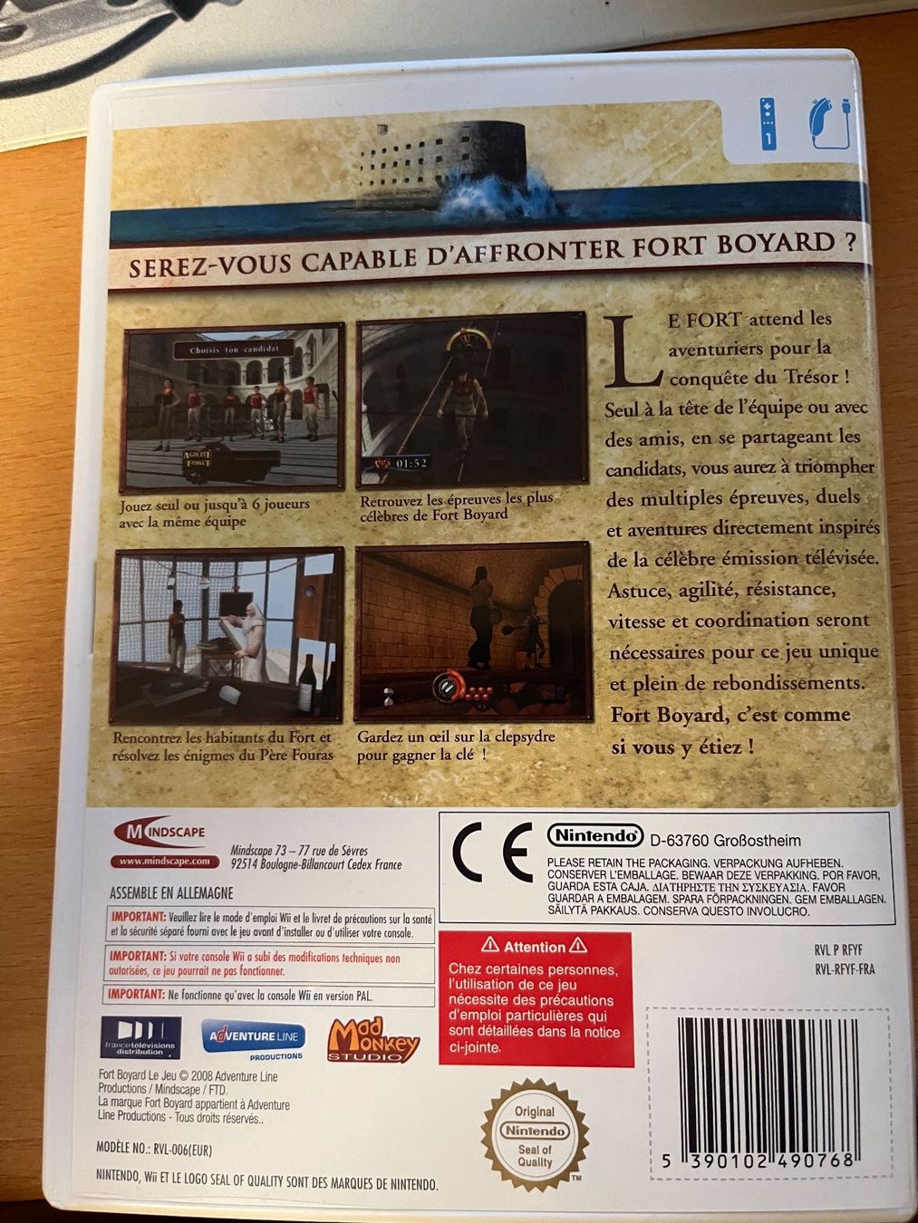 Jeux: Fort Boyard Le Jeu Nintendo Wii – D'occasion à Moutier par Loco65