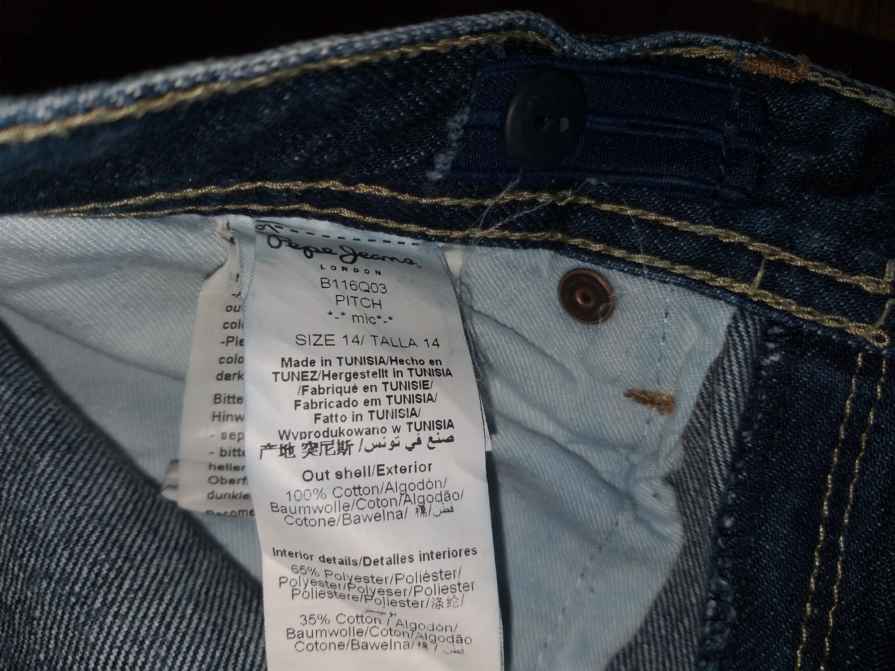 Pepe Jeans Pantaloni: Jeans PEPE JEANS   Taille/Grosse 14 ans/jahren – Usato da Cossonay-ville venduto da Super-Price-Quality 7