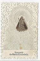 Andachtsbild Spitzenbild Maria Eisiedeln