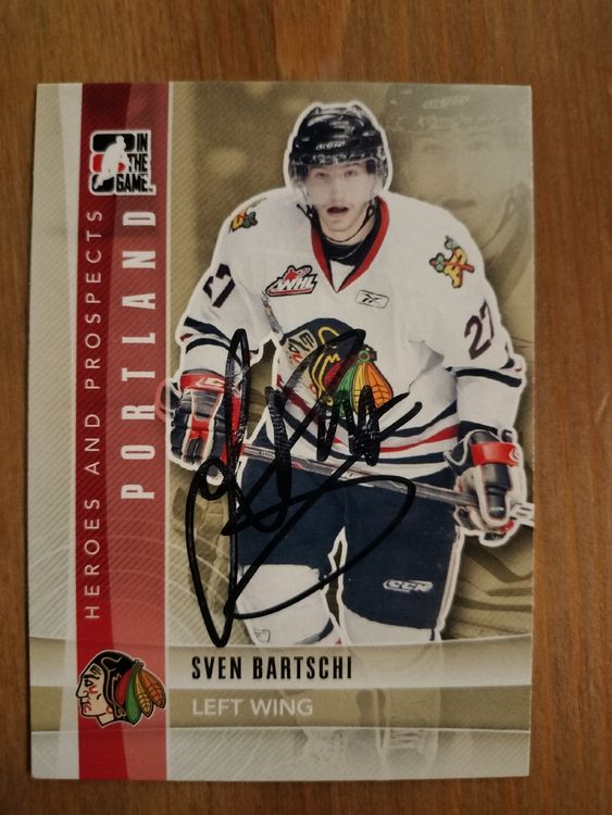 sven Bärtschi original signierte NHL Card | Kaufen auf Ricardo