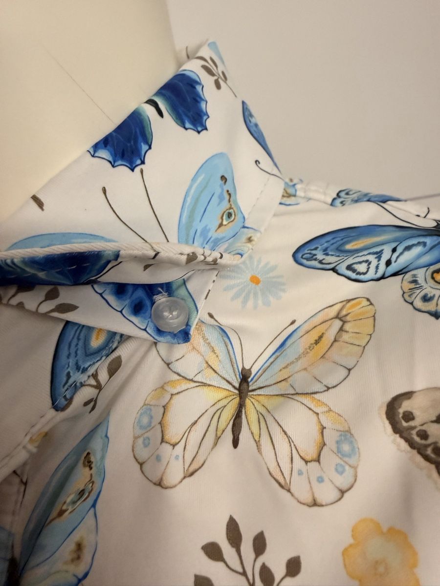 T-Shirts: Sommerliches Golf Shirt mit🦋 – Gebraucht aus Biberist von Mi58 3