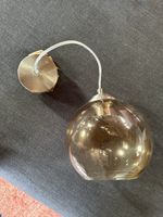 Pendant Lamp Glass Sphere Smoked Metal New Condition
