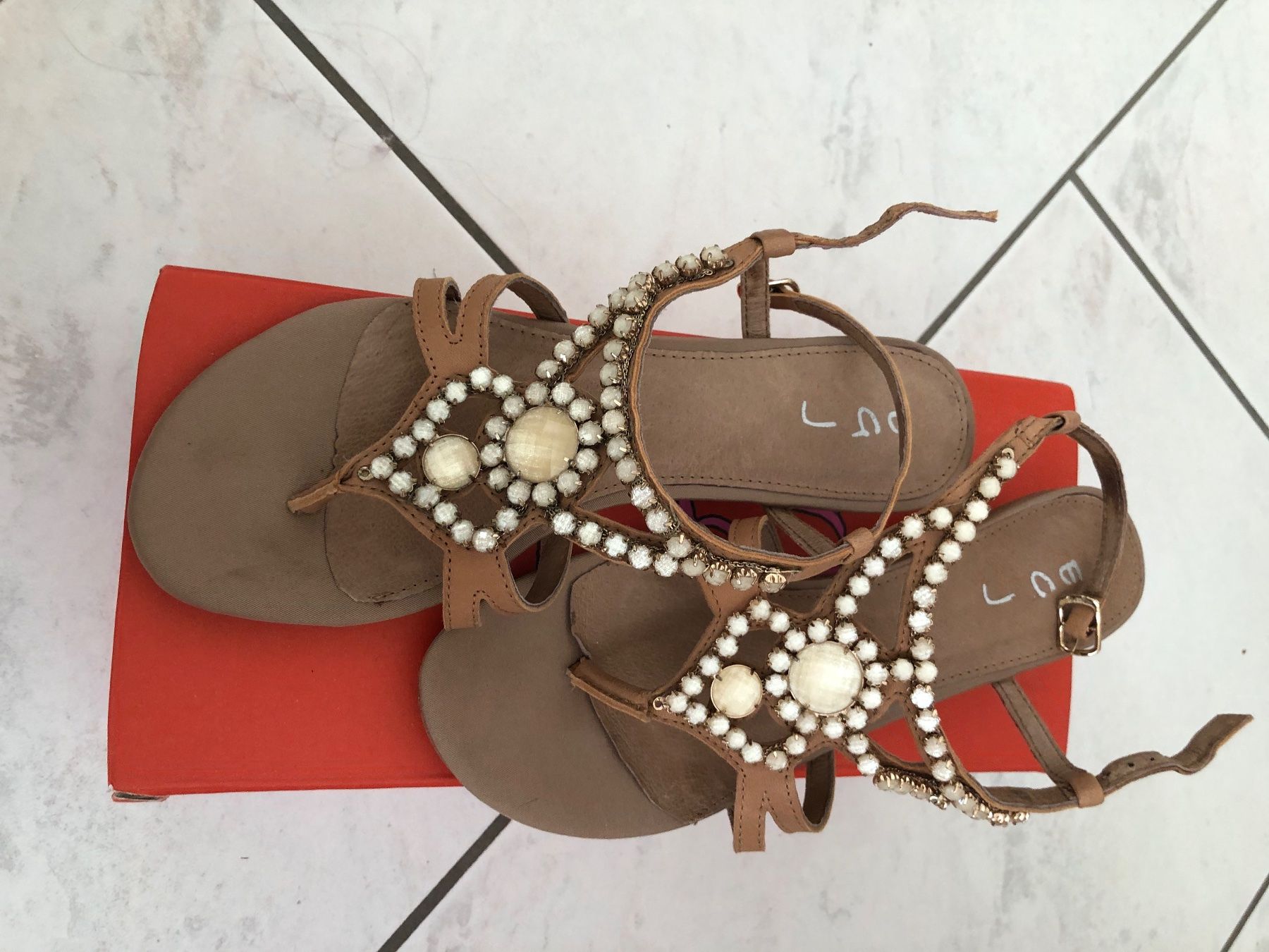Scarpe da donna: Neue chicke Sandalen – Nuovo (secondo la descrizione) da Solothurn venduto da Congela