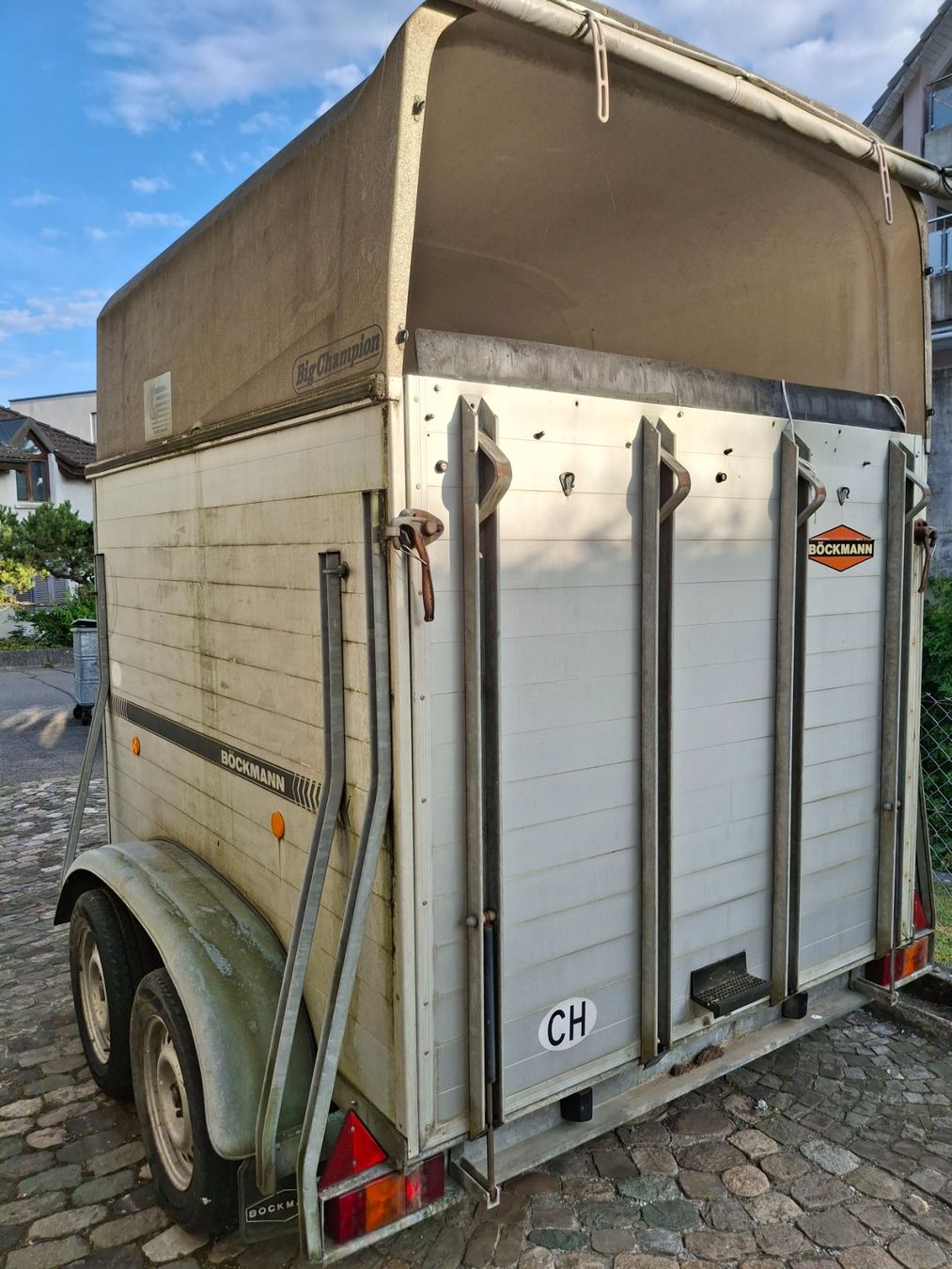 Böckmann Anhänger: Pferdetransporter Böckmann P10 58A5 – Gebraucht aus Bözberg von vorsommer 2