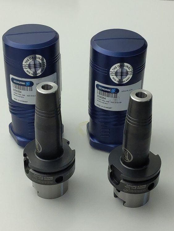 SCHUNK TENDO Slim HSK-A63 12×120 mm – NEU – 2er-Set (Neu (gemäss ...