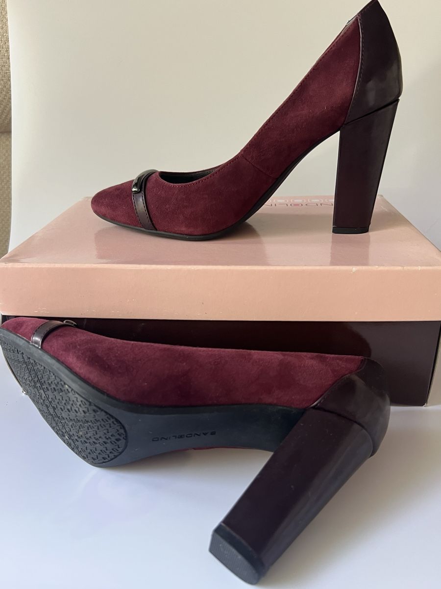 Scarpe da donna: Wine high heels pump Bandolino size 37 – Usato da Chêne-Bougeries venduto da ARosita