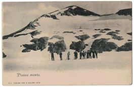Plaine morte (Gemeinde Lenk), Gletscherwanderung um 1900
