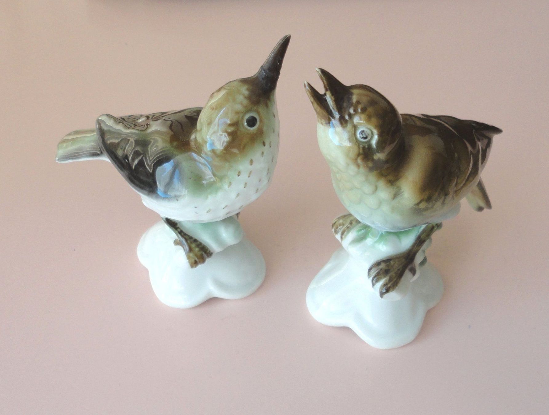 Statuette: Gerold Porzellan-Vogelpaar – Usato da zürich venduto da parts5060