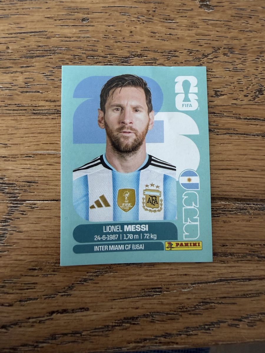 Panini Carte collezionabili: Panini ARG 17 Lionel Messi – Usato da Steinhausen venduto da Gurbaz