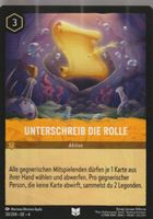 TCG LORCANA URSULAS RÜCKKEHR 4URS De 30 Unterschreib die Rol
