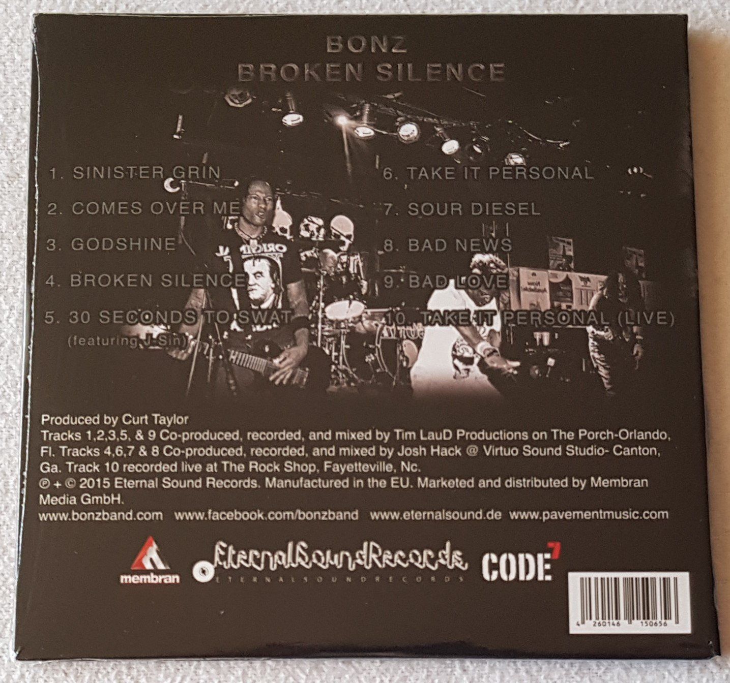 CDs: Bonz – Broken Silence - CD - 2015 - NEW - First Press – Neuf avec emballage d'origine à Uster par Zardodel 1