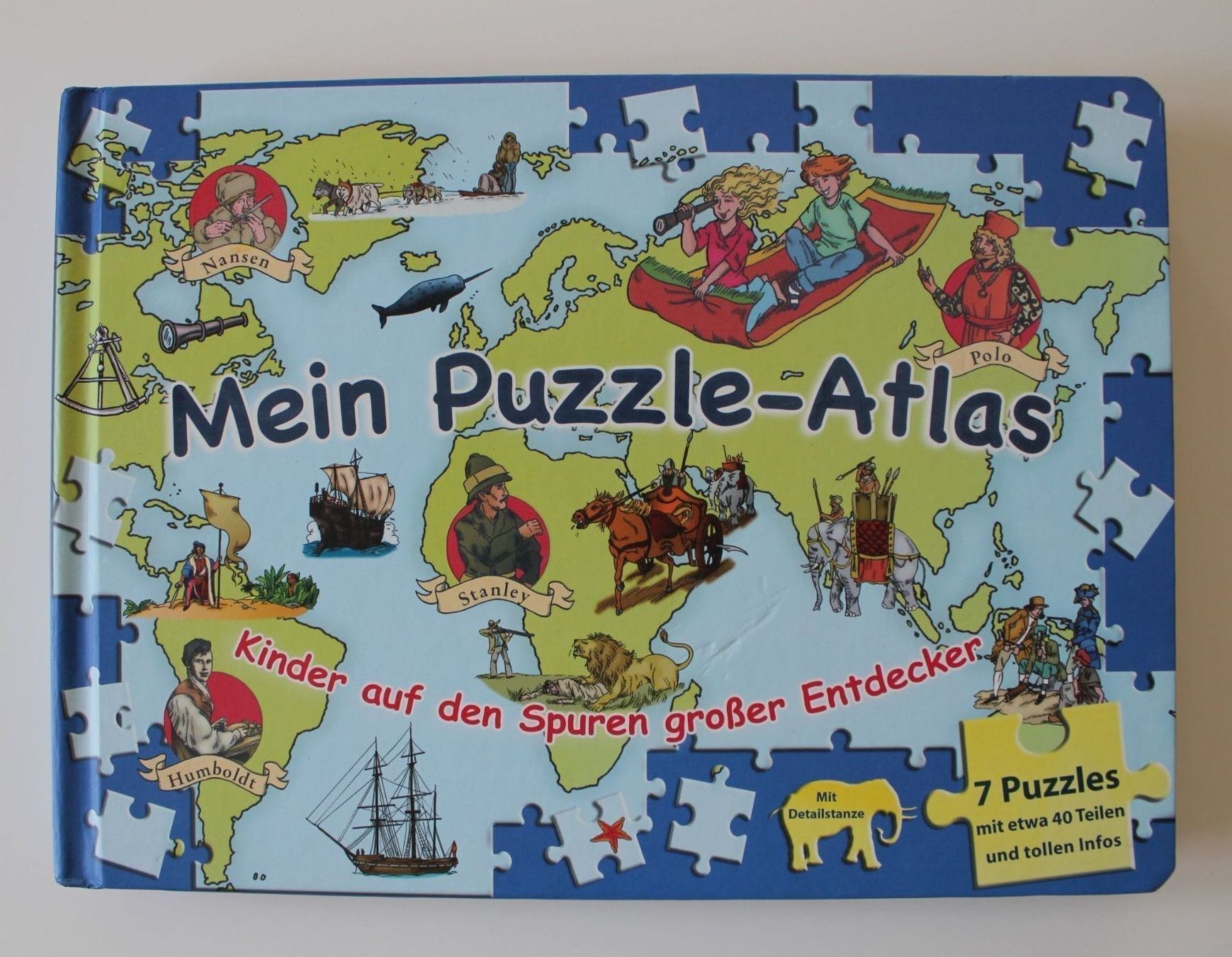 Puzzle: Puzzle Atlas 7 Puzzles à 48 Teilen – Usato da Peseux venduto da Gilloss