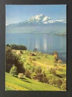 AK Vierwaldstättersee mit Pilatus SBB Karte