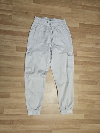 FB SISTER Cargohose hellgrau Grösse S neu