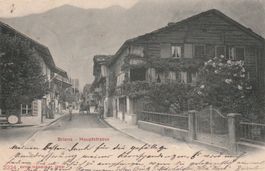 Brienz-Hauptstrasse--Karte gelaufen 1904