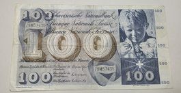 Suisse 100 Fr. 10.02.1971 Serie 79 M