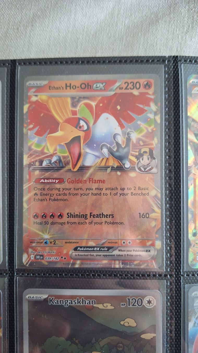 Pokémon Sammelbilder & Trading cards: Ethan's Ho-Oh ex - Destined Rivals – Gebraucht aus Altstätten SG von GGsGameshop