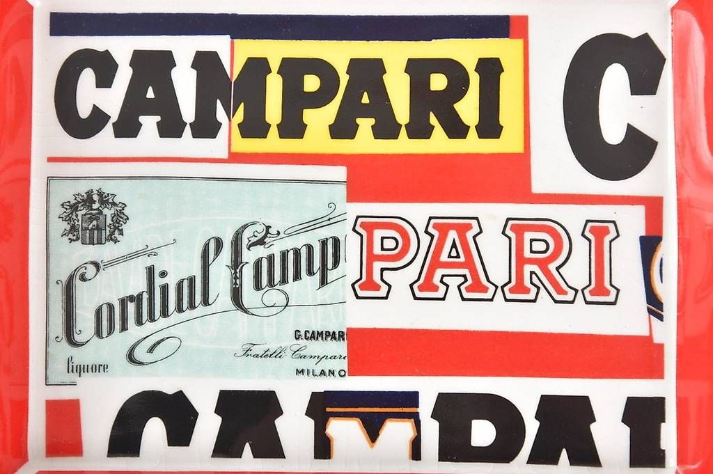 Portacenere: Bruno Munari Campari Aschenbecher – Usato da Zürich venduto da IndividumCH 9