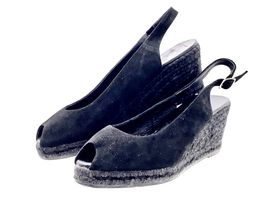 Castaner Espadrille 40 Wildleder Schwarz
