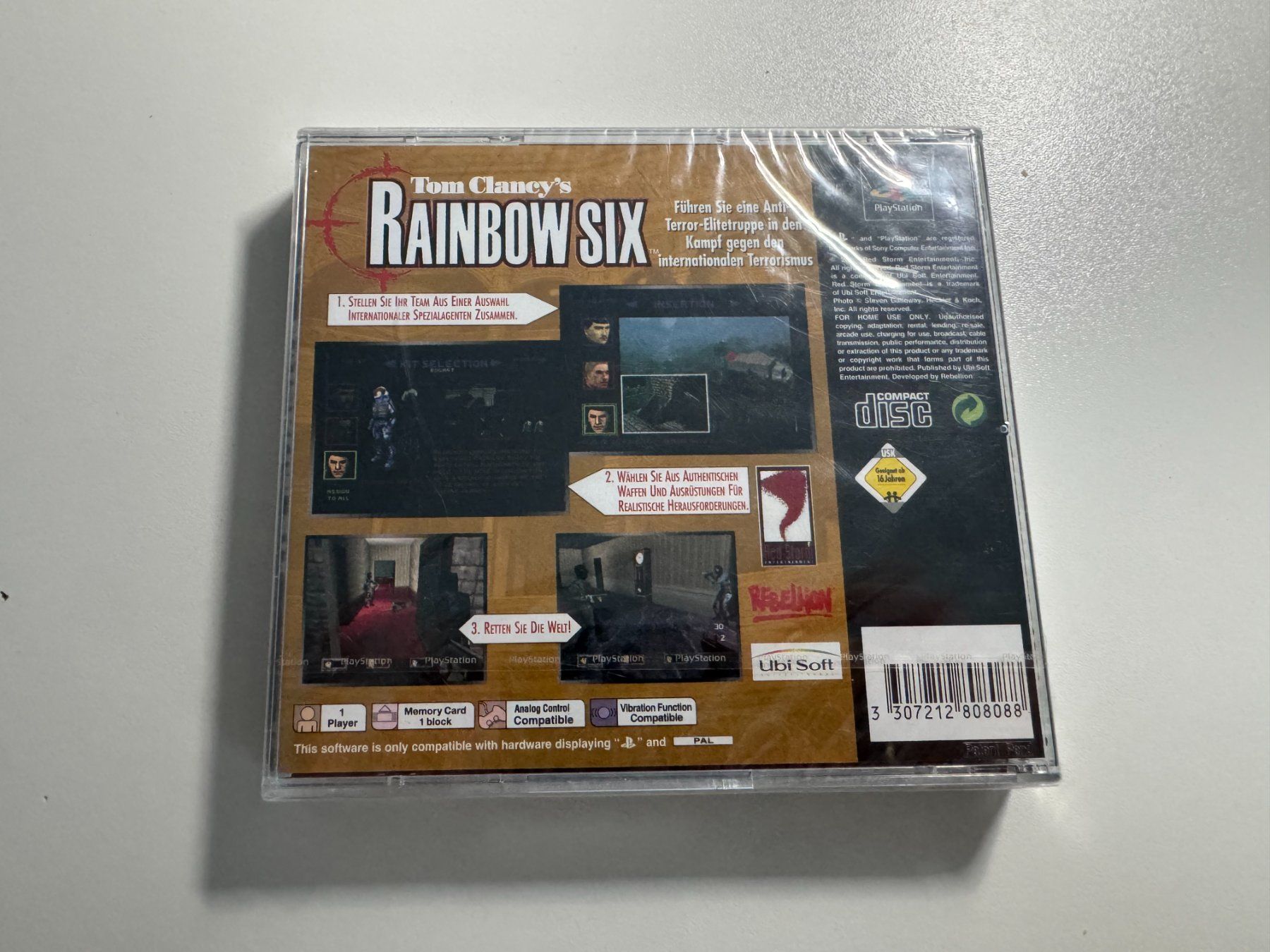 Sony Giochi: Tom Clancy's Rainbow Six PS1 – Nuovo e nell'imballaggio originale da Couvet venduto da nay_prh5 1