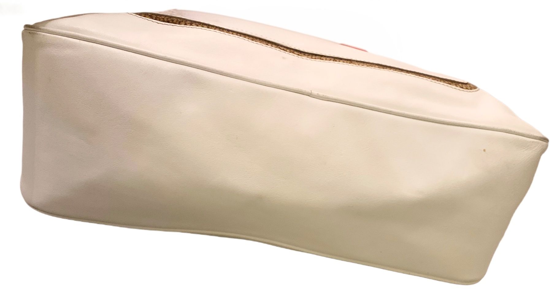 Borbonese Taschen für Damen: Luxury patented Shopper Borbonese white leather – Gebraucht aus Chur von bal_xs69 4