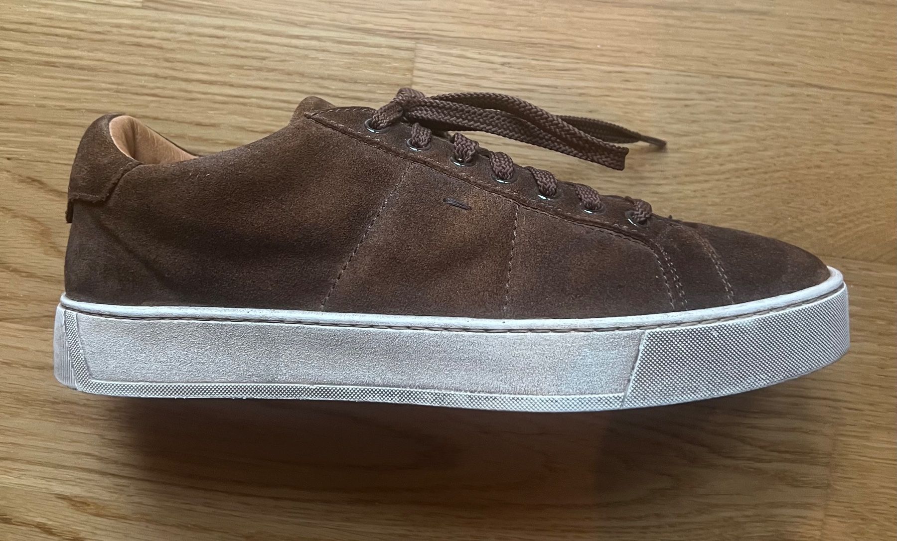 Santoni Scarpe da uomo: Edler Santoni Sneaker mit Staubbeutel, Grösse 41,5 – Nuovo (secondo la descrizione) da Kilchberg ZH venduto da jul_d2j2 2