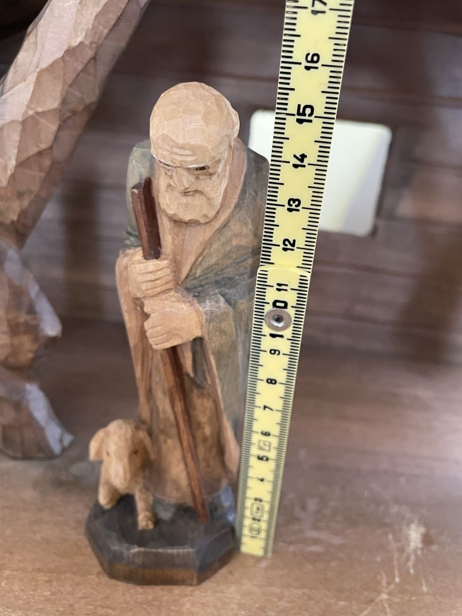 Statuette: Hirte mit Schaf E.Thomann Brienz – Usato da Flawil venduto da Naphtali 5