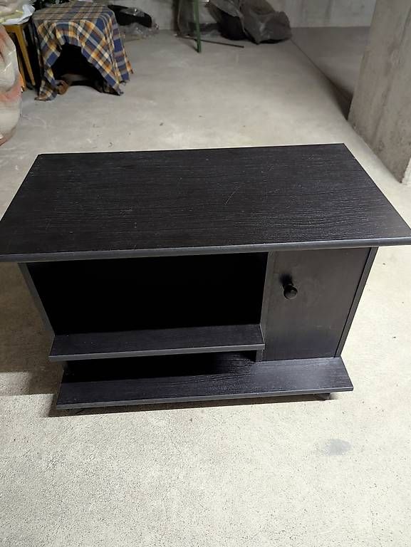 Mobiletto nero in legno con rotelle (Gebraucht) in Caslano für CHF 35 ...