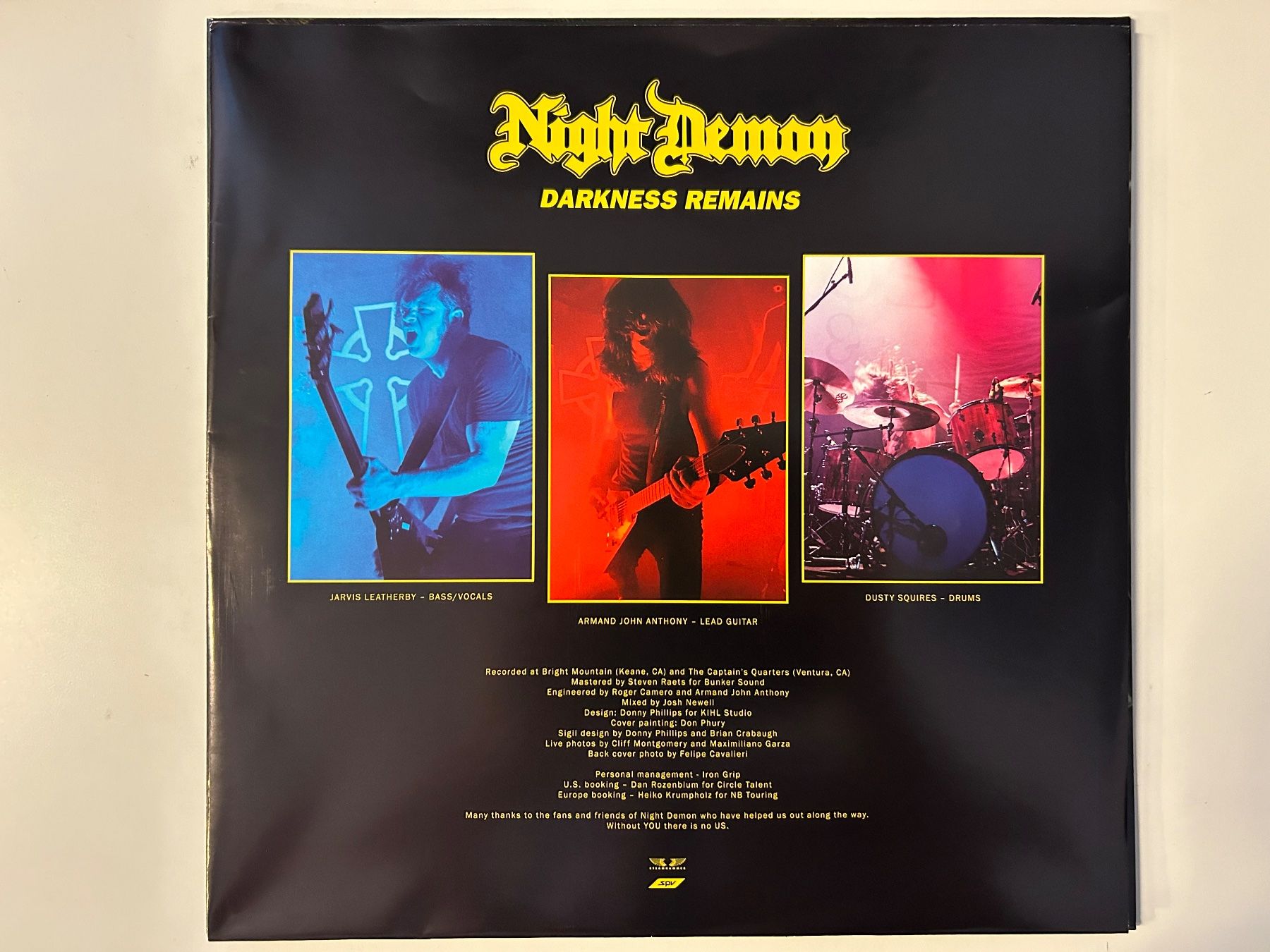 Schallplatten: Night Demon - Darkness Remains  Vinyl LP & CD – Gebraucht aus Aesch BL von BlueMusicRecords 2