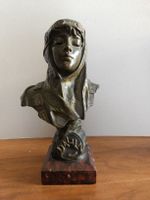 Büste E. Villanis Bronze Dalila 1890 Frankreich 