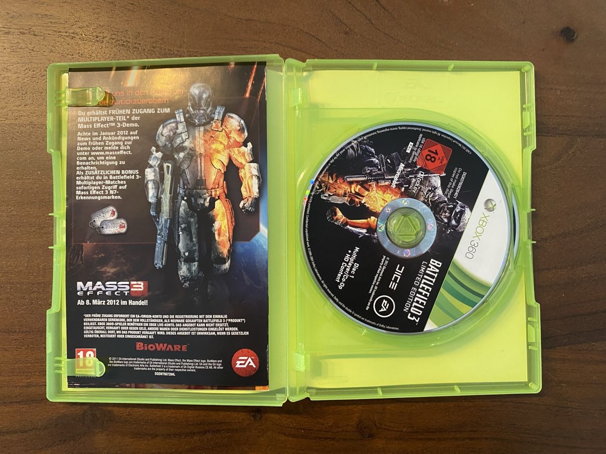 Microsoft Giochi: Battlefield 3 für Xbox 360 – Usato da Thunstetten venduto da Virus_33 1