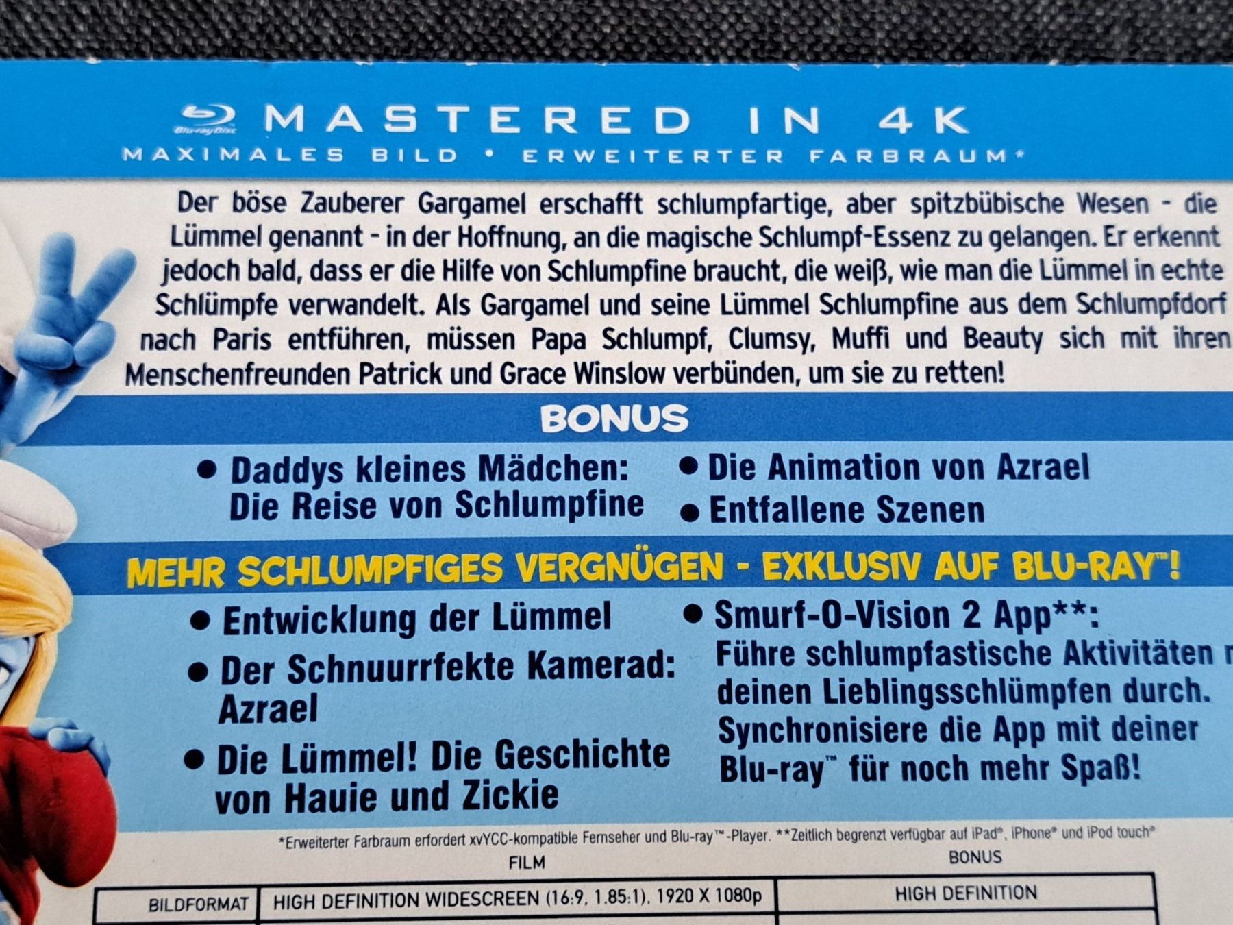 Tutti i DVDs: Blu-ray Die Schlümpfe 2  mit Schuber – Nuovo (secondo la descrizione) da Unterseen venduto da Kanica 2