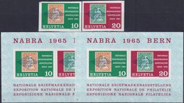 1965: 2x W42 + W41+W42 postfrisches **, kleines Lot.
