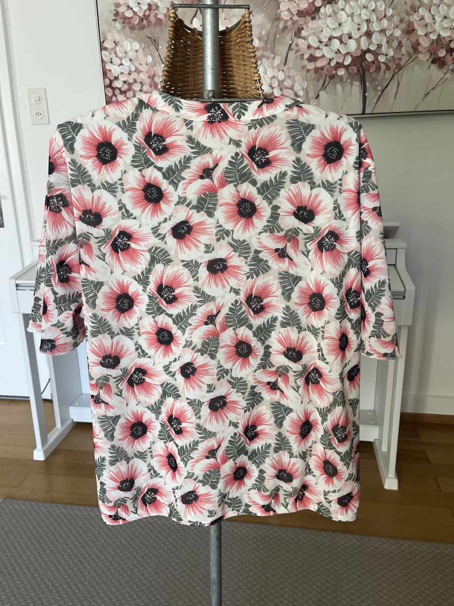 Camicette: Bluse mit Blumenmuster, Frank Walder, 46 – Usato da Solothurn venduto da Bobesch08 3