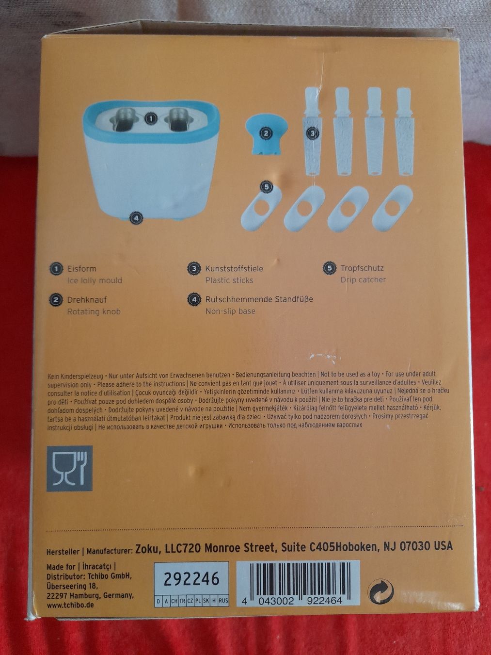 Tchibo Elettrodomestici da cucina: Tchibo Blitz-Eisbereiter Instant Ice Lolly Maker neu – Nuovo e nell'imballaggio originale da Winterthur venduto da Ufff512 3