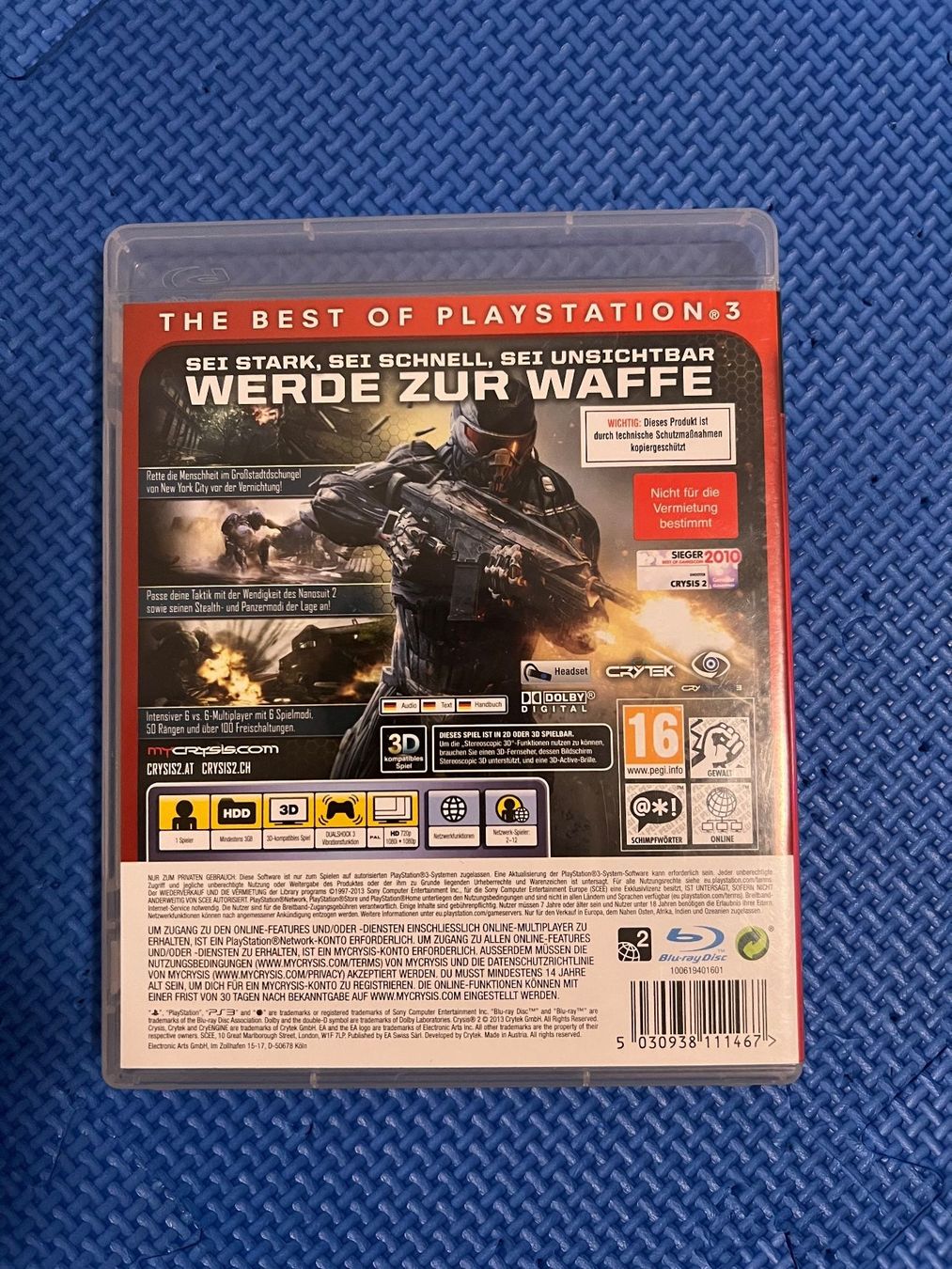 Sony Spiele: Crysis 2 Playstation 3 PS3 – Gebraucht aus Gossau SG von schlitzerdemon 2