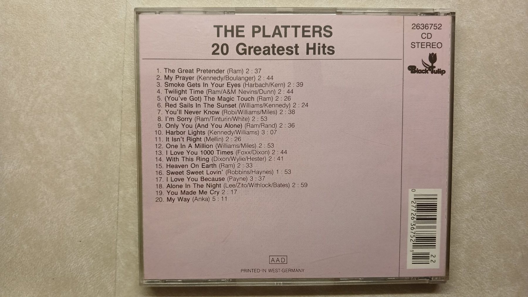 CD: The Platters (20 Greatest Hits) – Usato da hinwil venduto da tho_j6kz 2