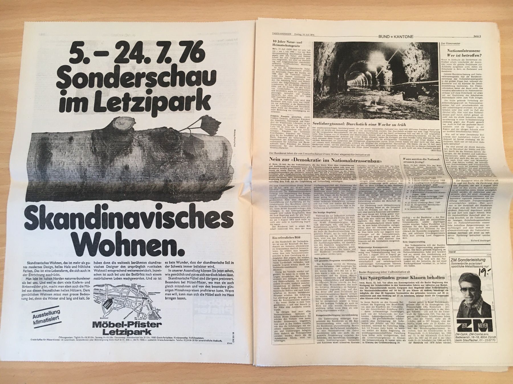 Riviste & Magazine: Tagesanzeiger vom 16. Juli 1976 – Usato da Luzern venduto da Jiggy_8898 2