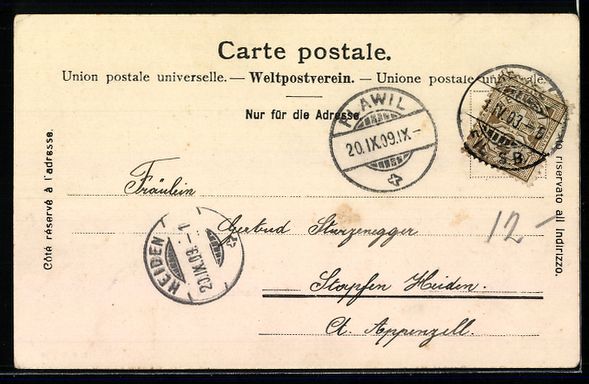 Cartes postales: St. Chrischona, Panorama mit Kirche und  – D'occasion à Berlin par bartko-reher 1