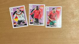 Panini Extra Sticker Violett 3x
