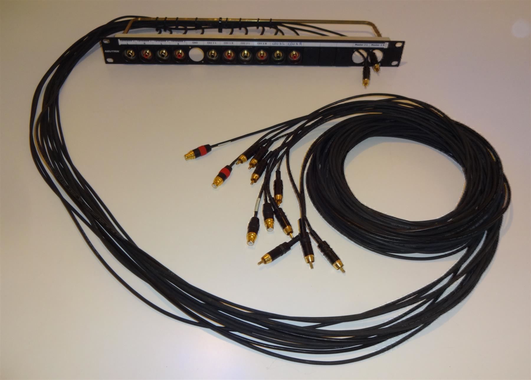 Elektronikbauteile: 19" Rackblende 1 HE Cinch - Cinchbuchsen – Gebraucht aus St. Gallen von WWL 2