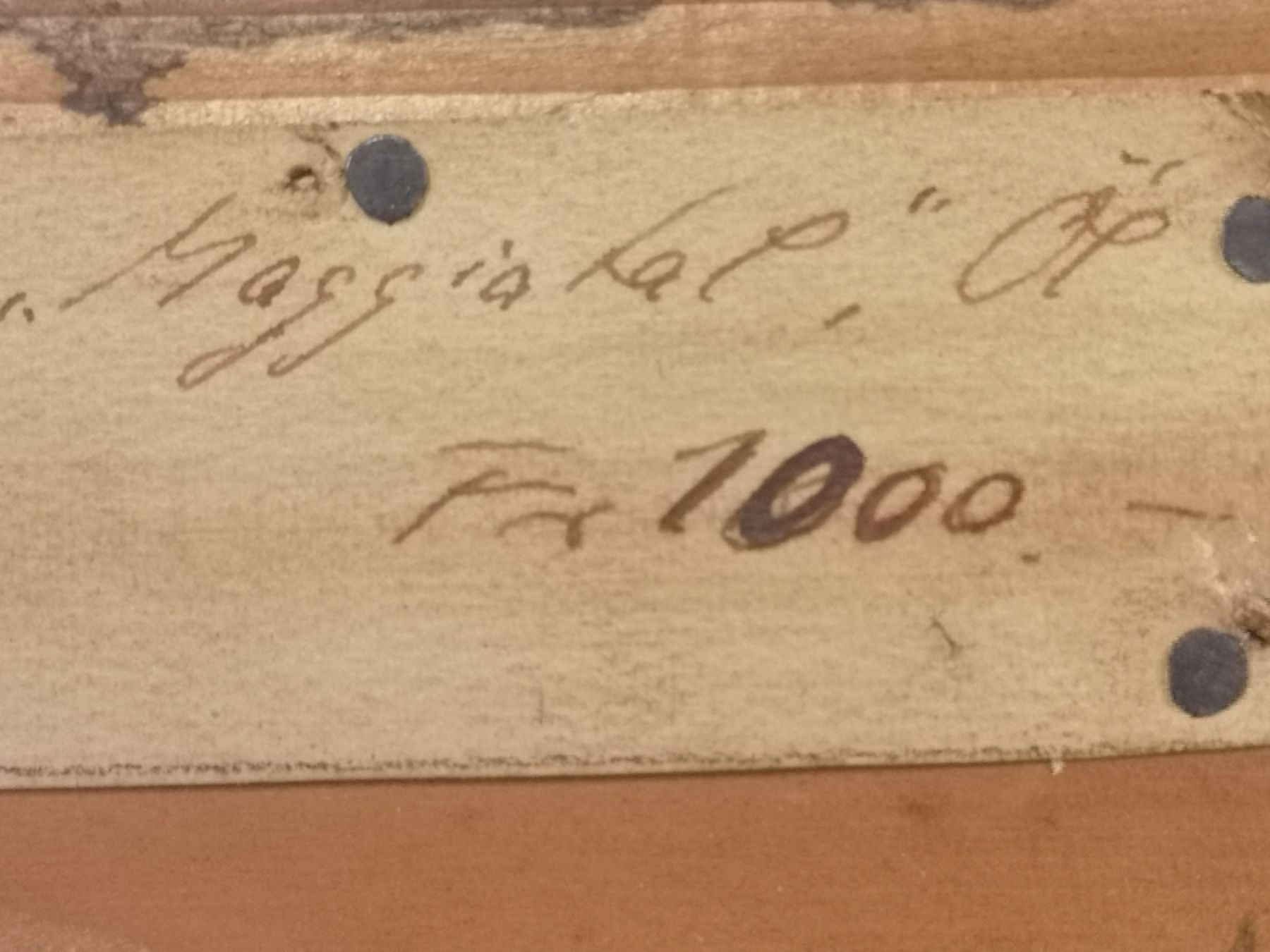 Dipinti: HUILE SUR TOILE SIGNÉE – Usato da Genève venduto da Qanil77 8