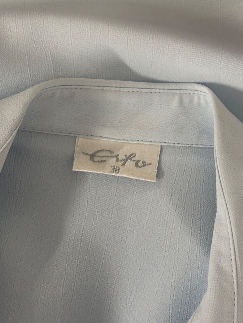 Blusen: Erfo Vintage Bluse Gr. 38 hellblau Kurzarm – Neu (gemäss Beschreibung) aus Regensdorf von secondchancefashion 4