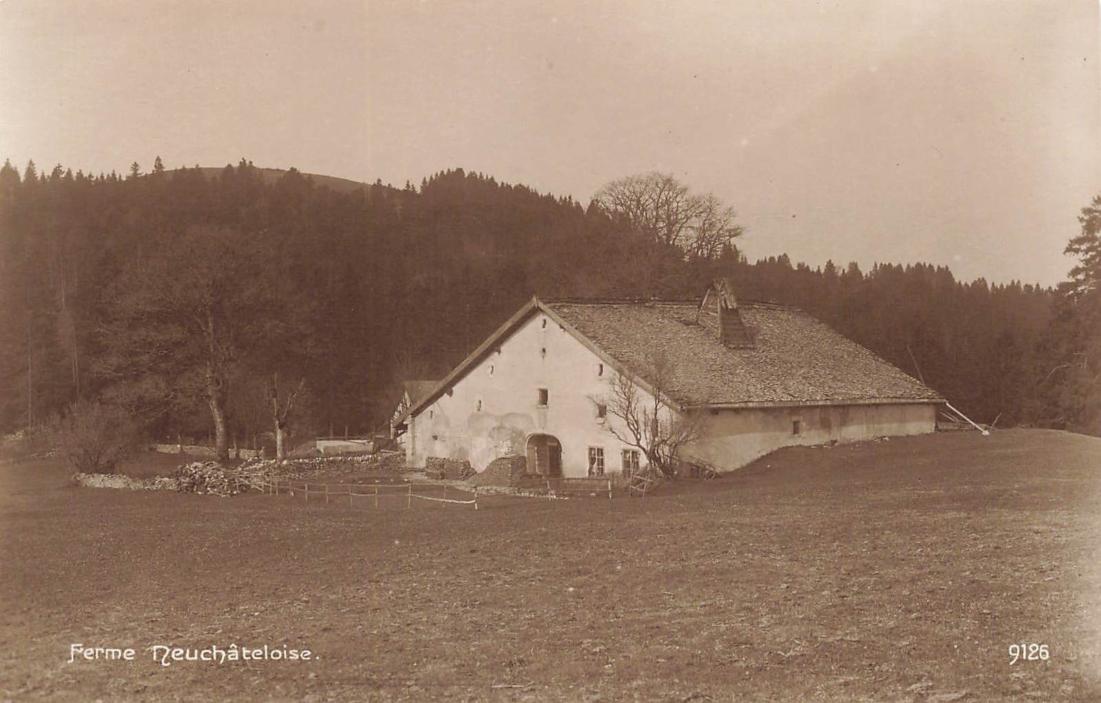 Cartoline postali: Ferme neuchâteloise – Usato da Biasca venduto da Blenio71