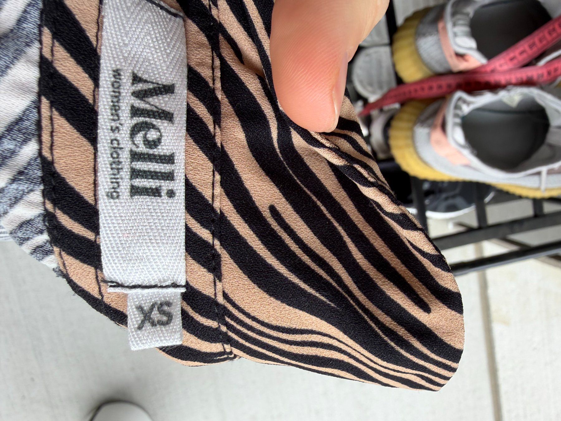 Top: Damen Set, Zebra Muster, Grösse XS – Usato da Riehen venduto da ann_76jw 1