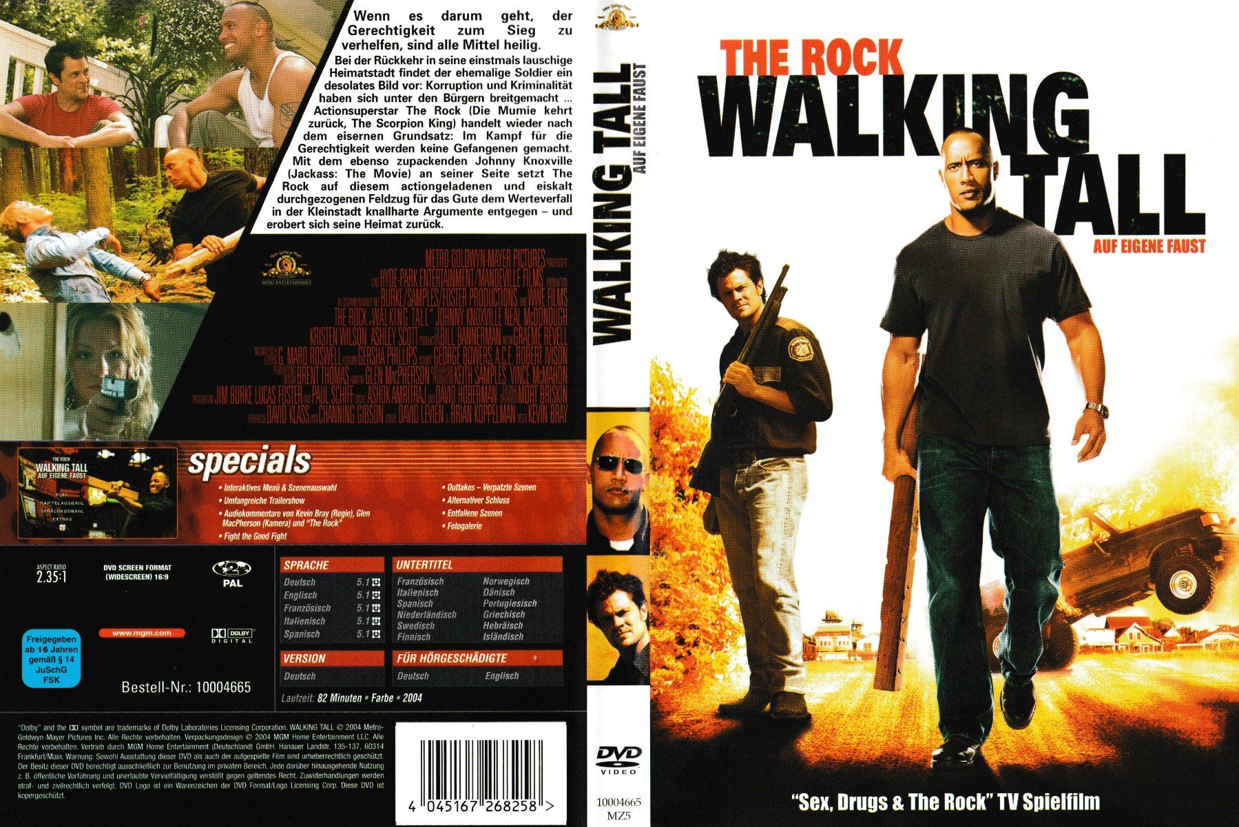 Tutti i DVDs: DVD - Walking Tall – Auf eigene Faust – Usato da Langnau am Albis venduto da MediaRescuerKeLoX