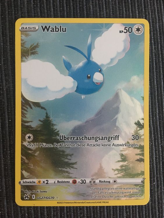 Pokemon Wablu GG 27 Zenit der Könige DE (Neu (gemäss Beschreibung)) in ...