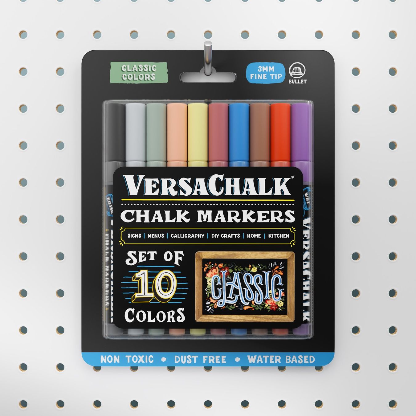 Penna & Evidenziatori: VersaChalk - Classic Flüssigkreide Marker 10er Set mit 3mm – Nuovo e nell'imballaggio originale da Walenstadt venduto da Trend-24 1